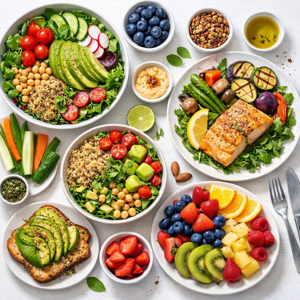 Menu équilibré hebdomadaire